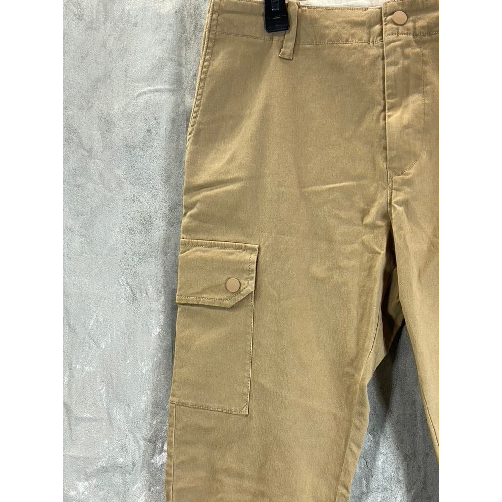 URBAN OUTFITTERS Men's Tan Regular-Fit Cargo Pants SZ 32