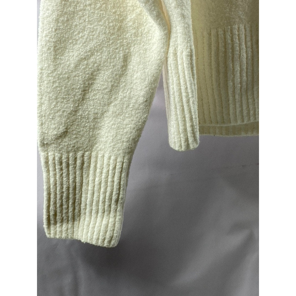 & OTHER STORIES PARIS ATELIER Women’s Cream Knit Pull Turtleneck Sweater SZ XS