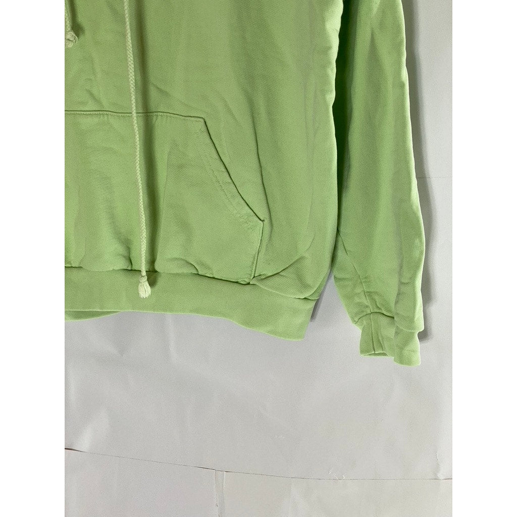 THE MAYFAIR GROUP Unisex Sage Green Zero Dollars Graphics Hoodie Sweater SZ OS
