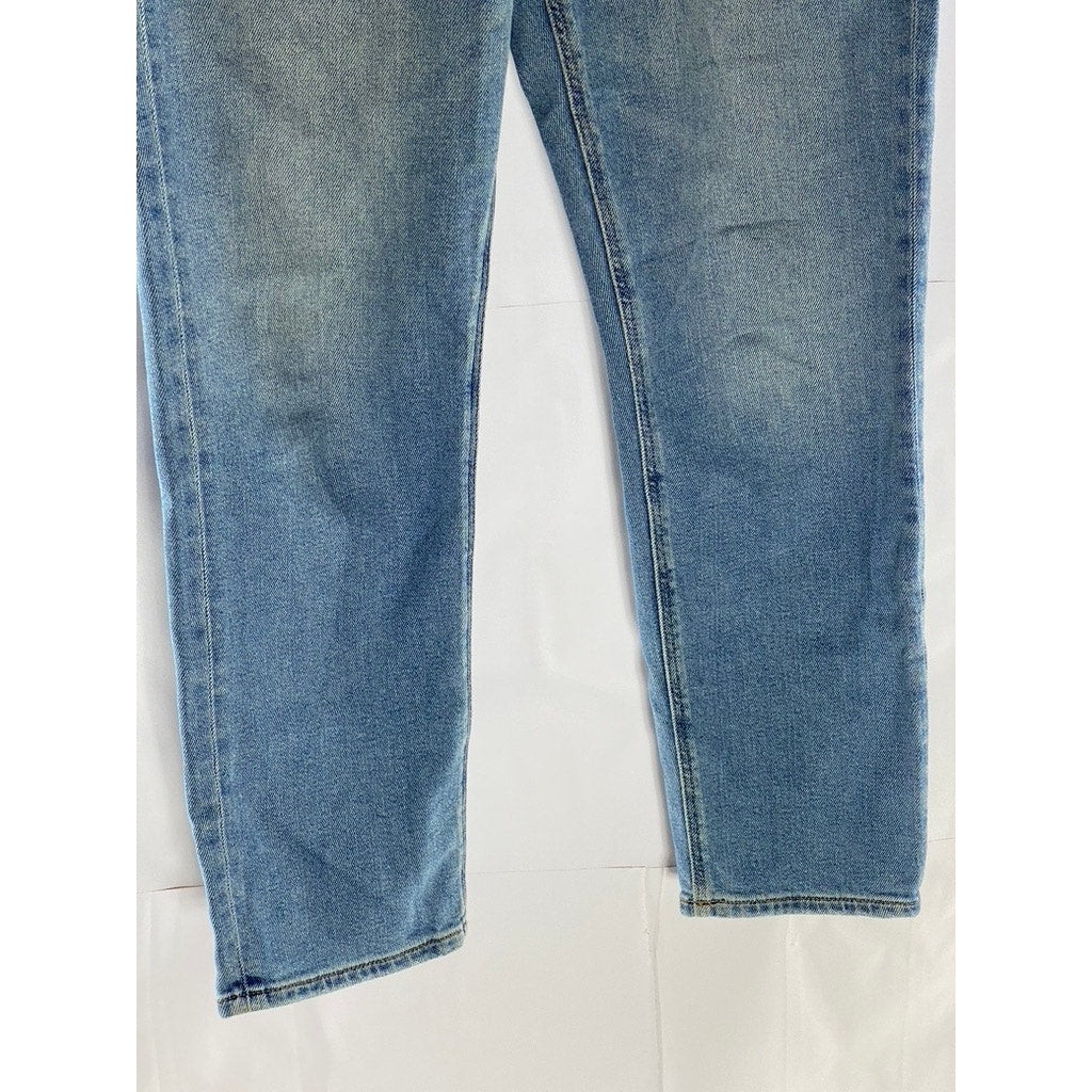 AMERICAN EAGLE Women's Light Blue Regular-Fit Slim-Fit Five-Pocket Jean SZ 8