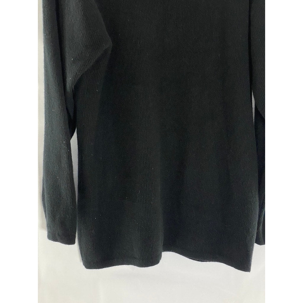 TSE Women's Black Crewneck Knit Pure Cashmere Pullover Sweater SZ M