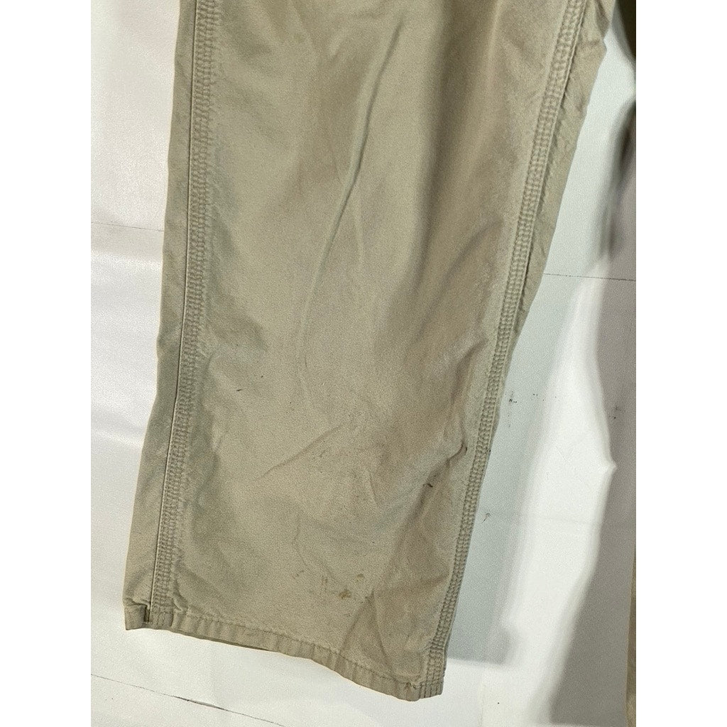 CARHARTT Men's B151 Tan Loose Original Fit Canvas Utility Work Pant SZ 38X32