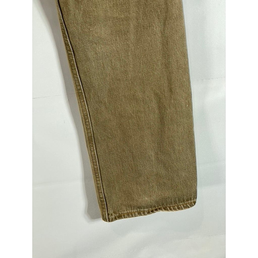 LEVI'S Men's Tan 505 Regular-Fit Five-Pocket Jeans SZ 32X30