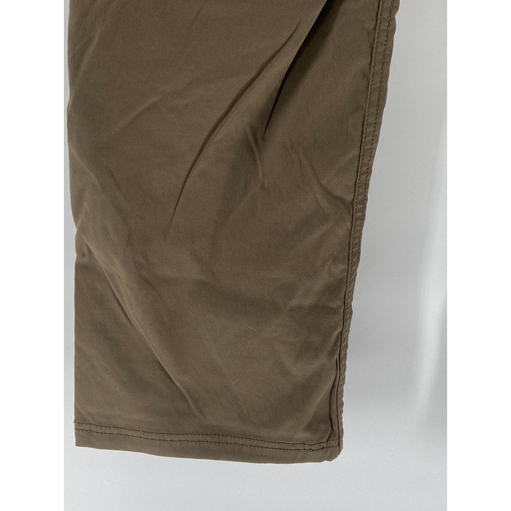 PRANA Men's Light Brown Slim-Fit Straight-Leg Casual Pant SZ 38X32