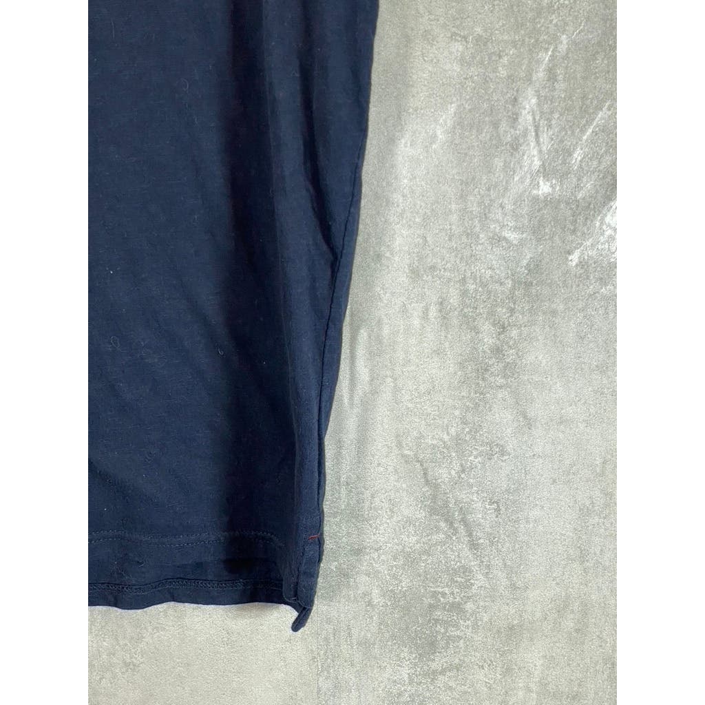 AMERICAN EAGLE OUTFITTERS Men's Navy Slim-Fit Short Sleeve Polo Shirt SZ M