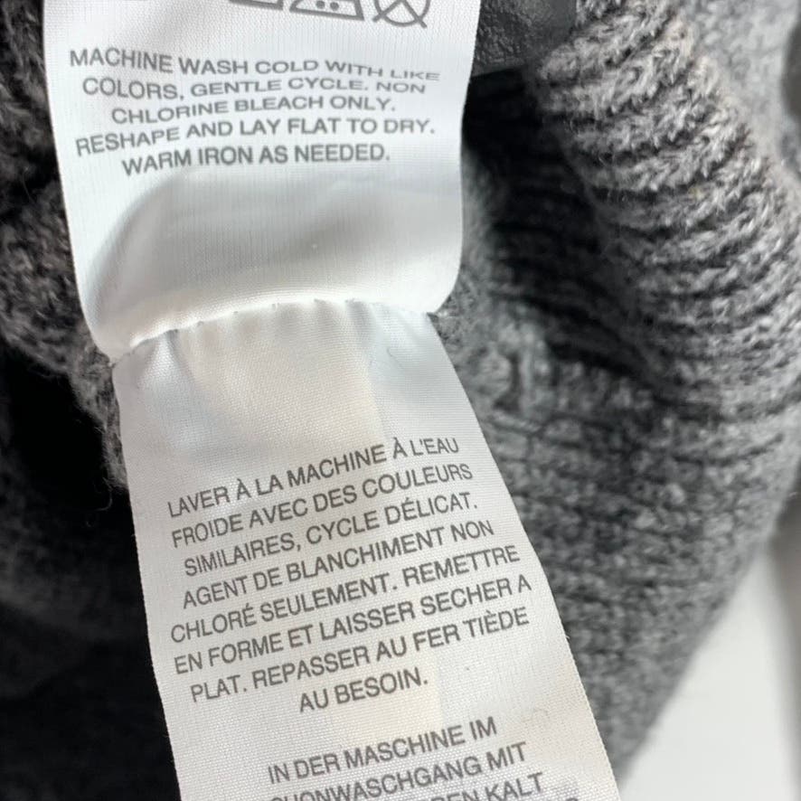 J.CREW Men's Grey Heather Crewneck Cotton/Wool Pullover Sweater SZ S