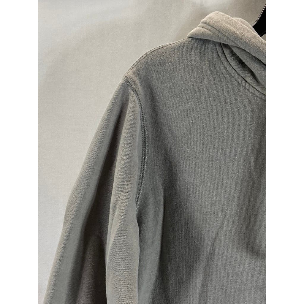 AMERICAN EAGLE Men's Light Grey Super Soft AE Logo Graphic Pullover Hoodie SZ XS