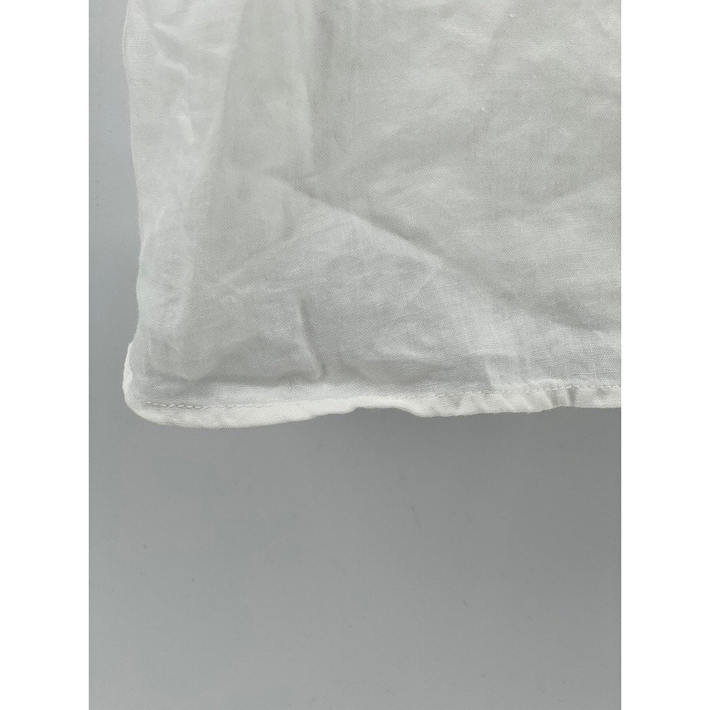 ZARA Women’s White Pleated Lace-Trim High-Neck Button-Up Top SZ M
