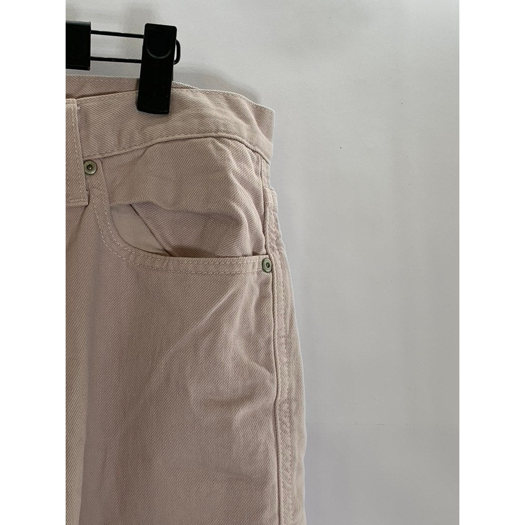 UNIQLO JEANS Men's Natural Five-Pocket Denim Straight-Leg Baggy Jeans SZ 30x31