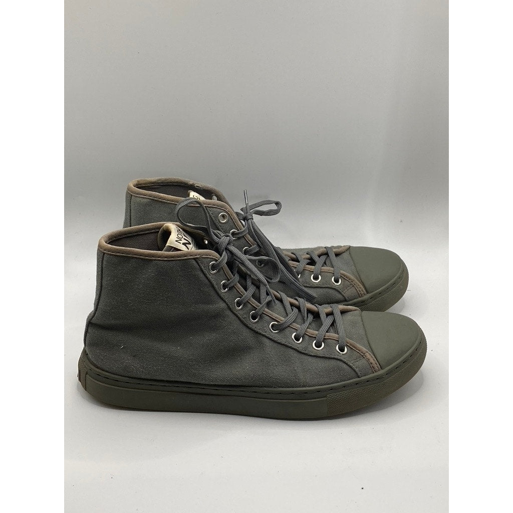 NOTHING NEW Women's Forest Green Classic High-Top Round-Toe Lace-Up Sneakers SZ8