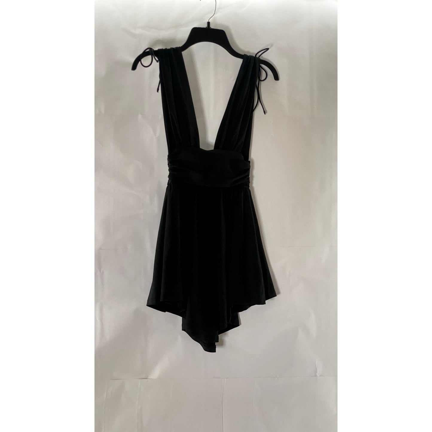 WHITE FOX Women's Solid Black My Pleasure Sleeveless Mini Dress SZ XS