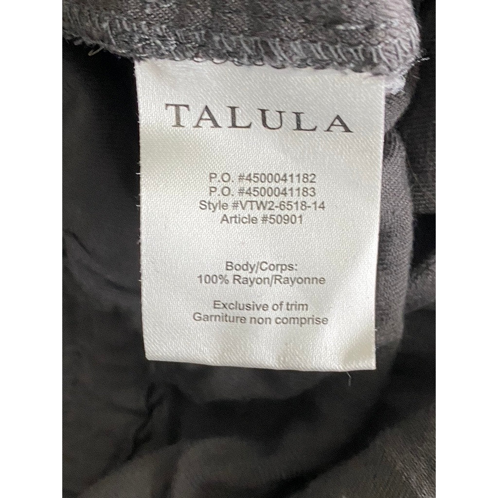 ARITZIA TALULA Women's Black Los Feliz Drawstring Dress Jogger Pant SZ M