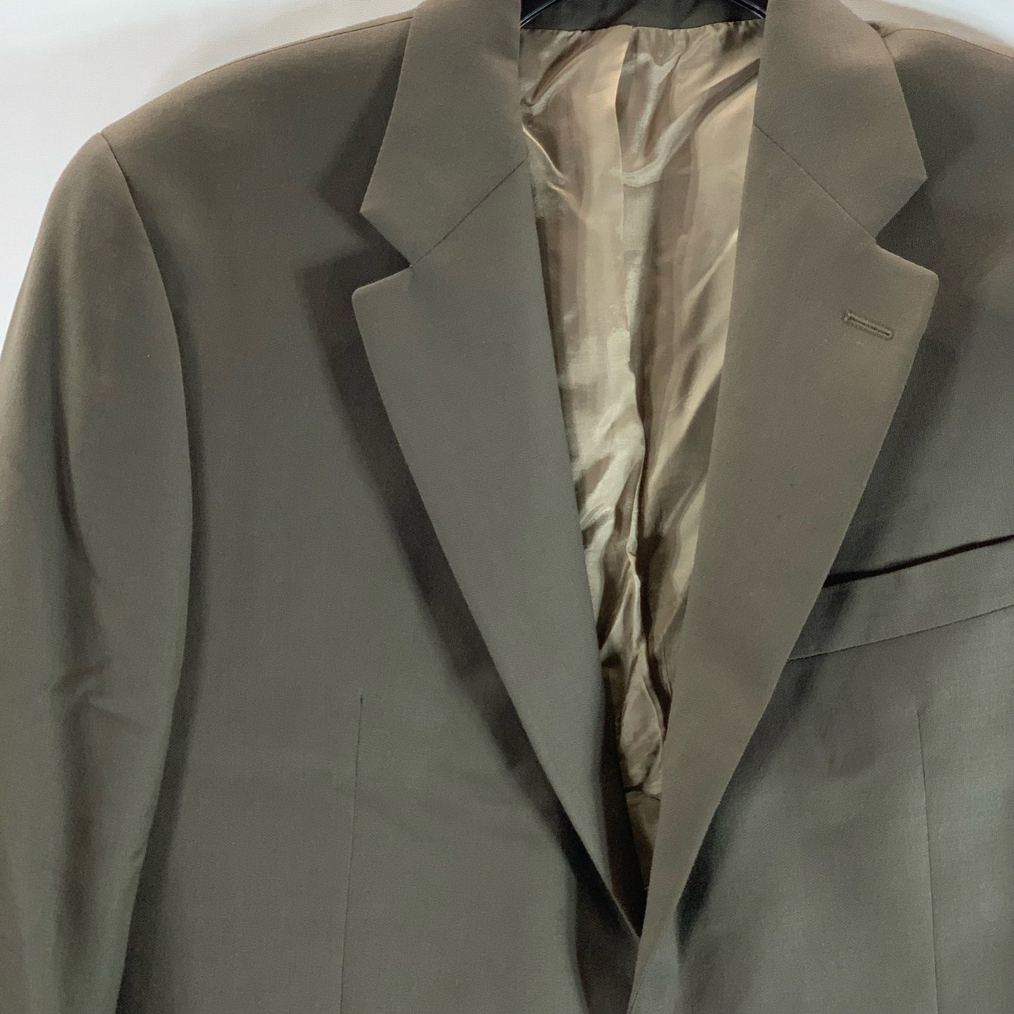 LAUREN RALPH LAUREN Men's Brown Two-Button Wool Suit SZ 44R/34X30