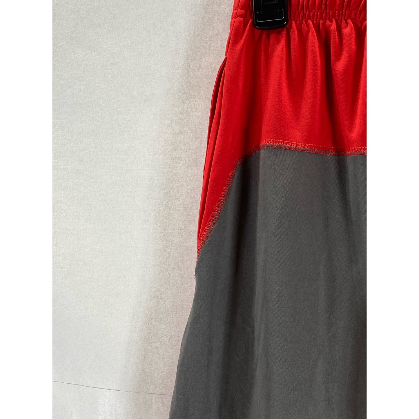 MAJESTIC Men's Red/Gray Los Angeles Angels Cool Base Pull-On Shorts SZ S