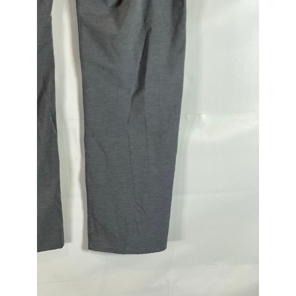 TRAVIS MATHEW Men's Grey Regular-Fit Five-Pocket Open To Close Golf Pants SZ 34
