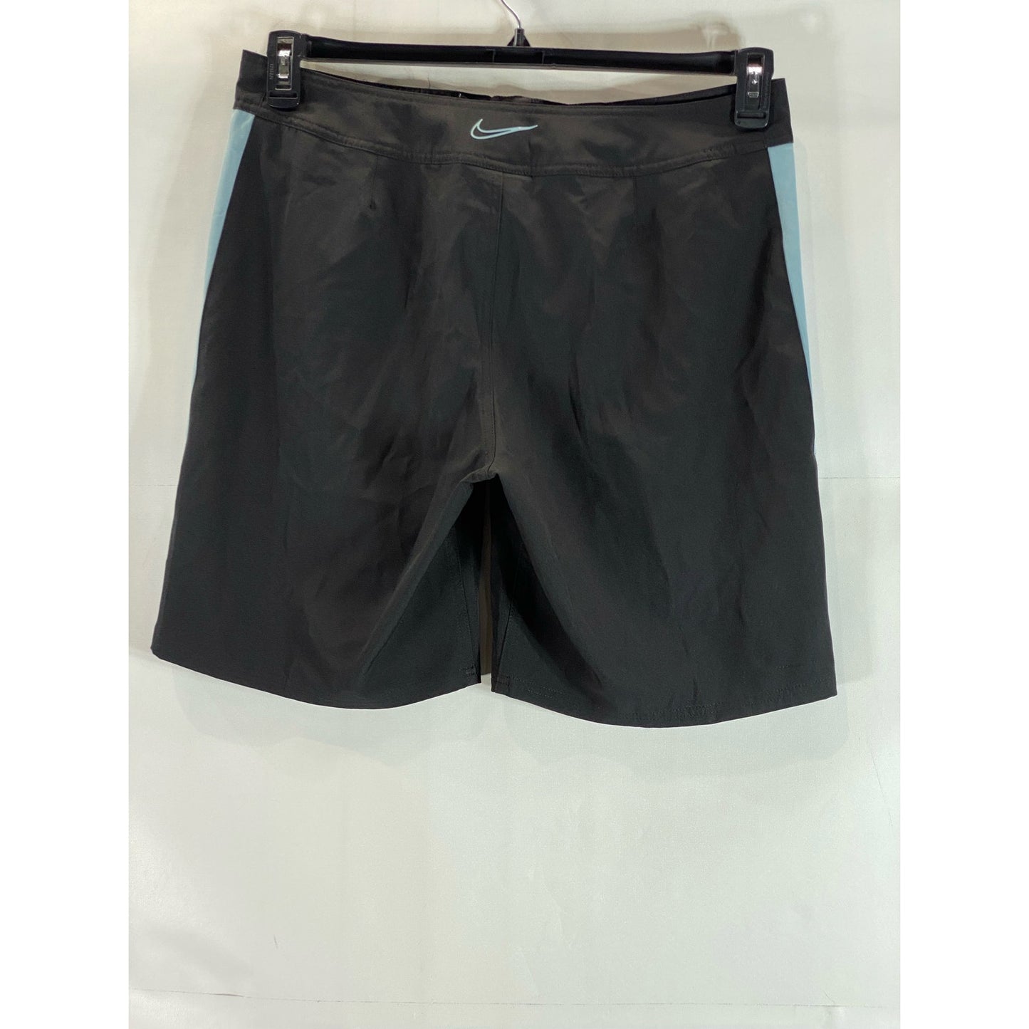 NIKE Men's Black/Blue Drawstring Pull-On Swim Trunks SZ 32