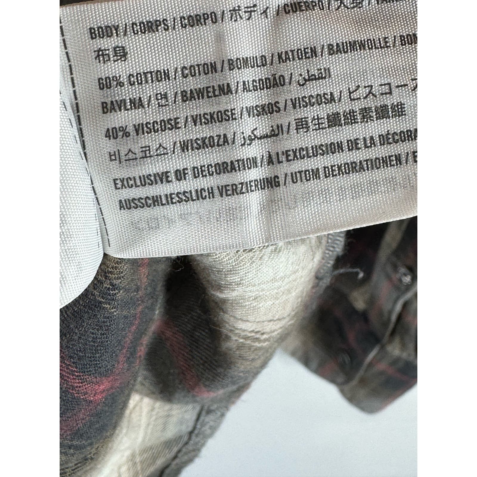 ABERCROMBIIE & FITCH Men's Brown Plaid Button-Up Long Sleeve Shirt SZ L