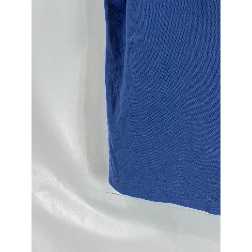 TOMMY BAHAMA Men's Blue Short Sleeve Classic-Fit Polo Shirt SZ L