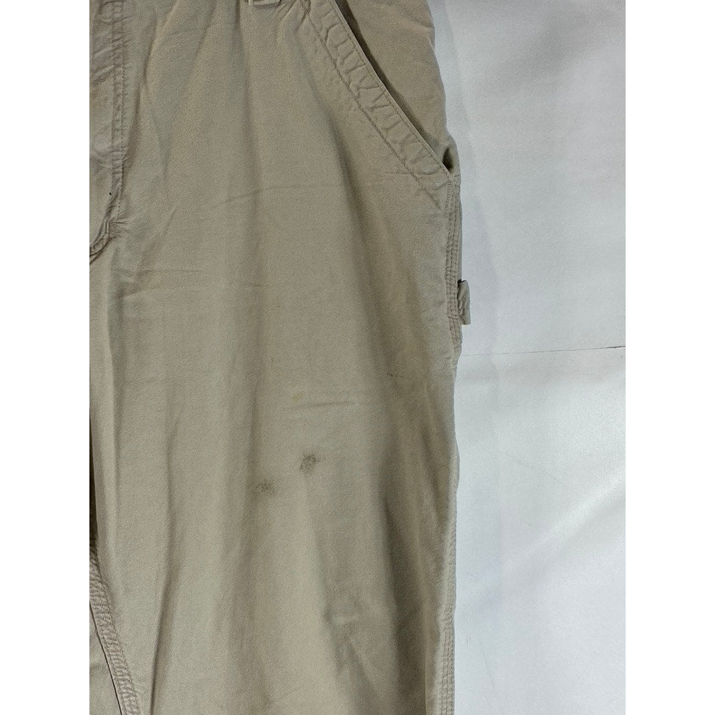 CARHARTT Men's B151 Tan Loose Original Fit Canvas Utility Work Pant SZ 38X32
