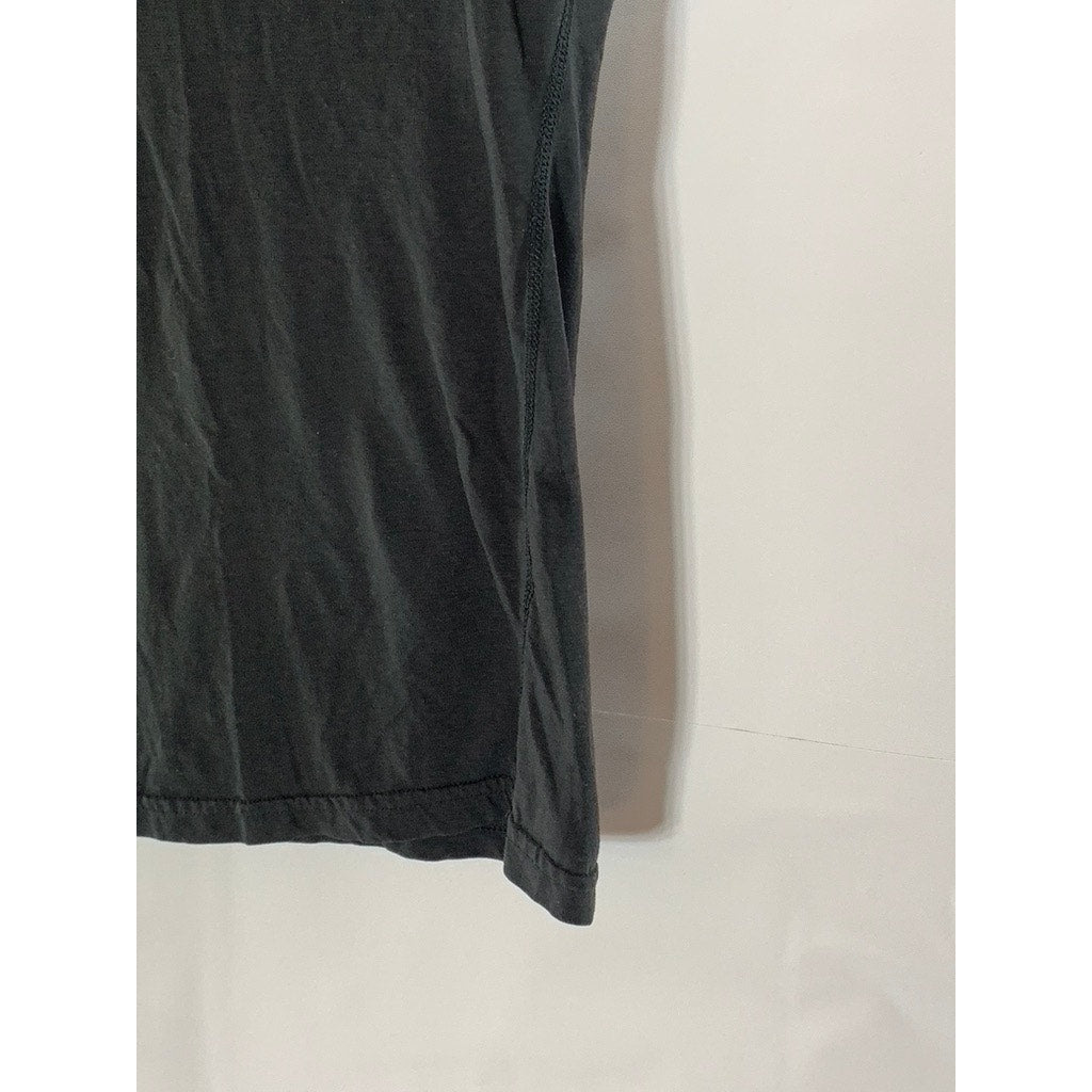 ADIDAS Women's Black Solid Crewneck Short Sleeve Ultimate Tee SZ M