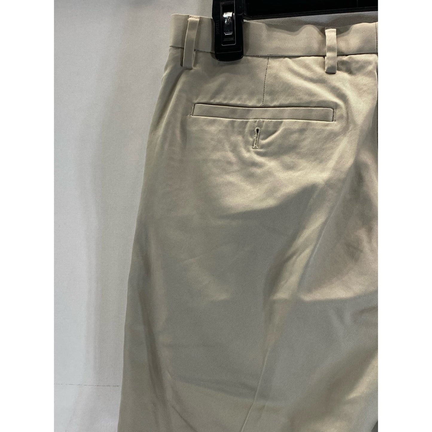 BANANA REPUBLIC Men's Beige Modern Slim-Fit Non-Iron Flat Front Pants SZ 30x32