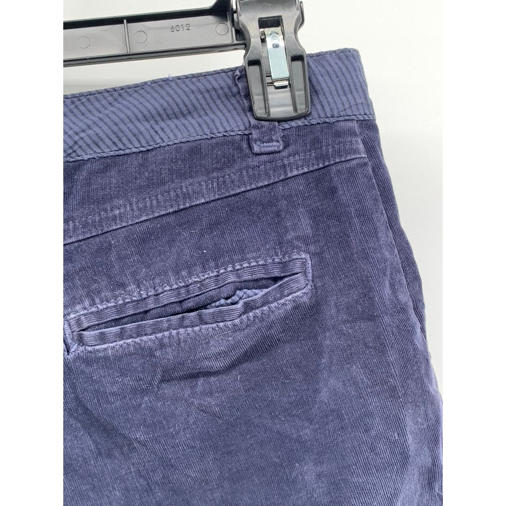 SPLENDID Women's Navy Blue Corduroy Cuffed Shorts SZ S