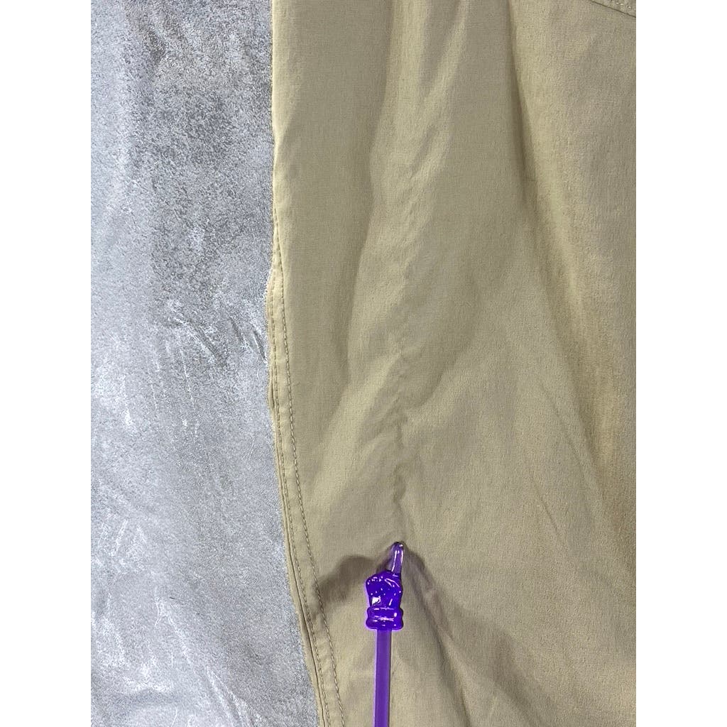 EDDIE BAUER Men's Light Khaki Regular-Fit Stretch Tech Pants SZ 32X30