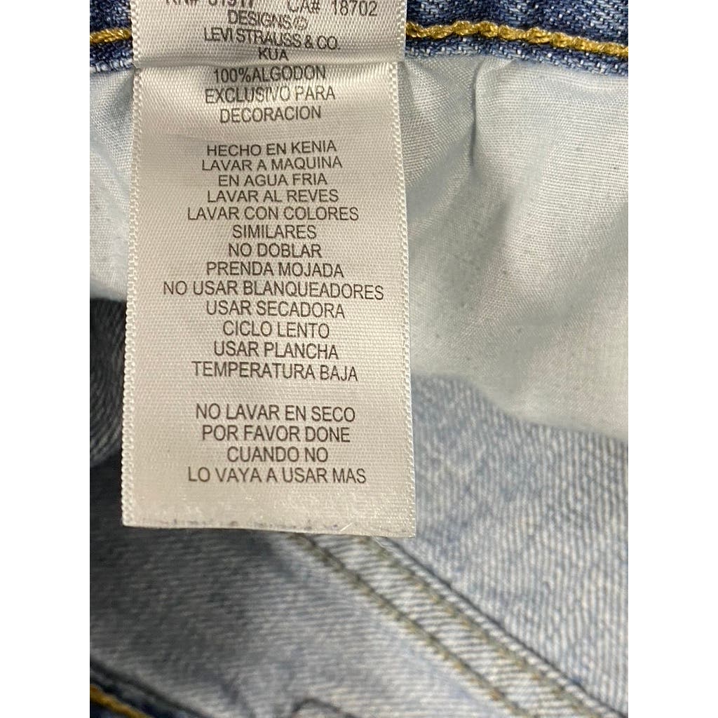 LEVI'S Men's Medium Wash Faded 550 Relaxed Fit Denim Jeans SZ 28X28