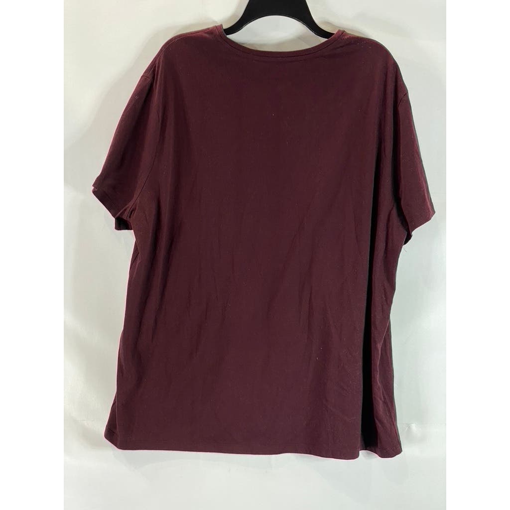GOODFELLOW & CO Men's Pomegranate Mystery Every Wear Standard-Fit T-Shirt SZ 2XL