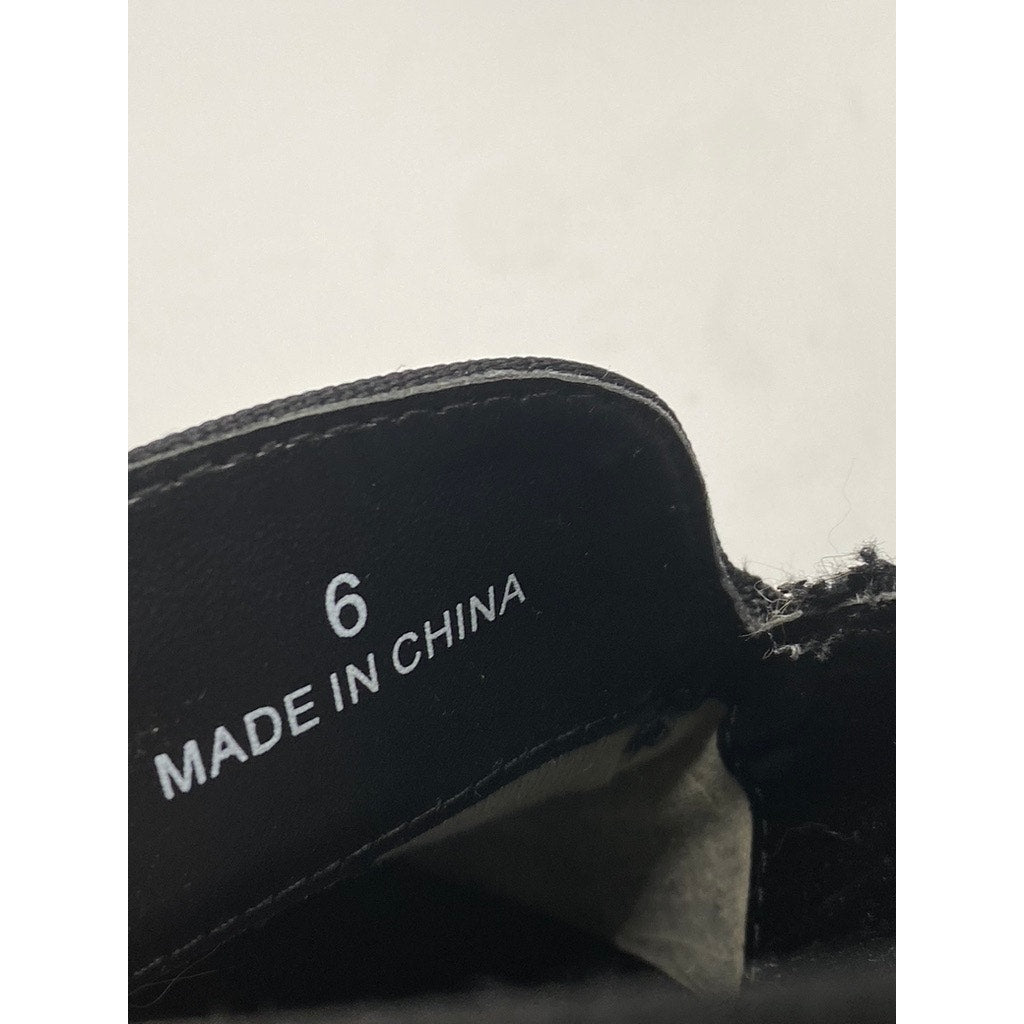 ASOS Men’s Black Faux Patent Leather Horsebit Slip-On Loafers SZ 6