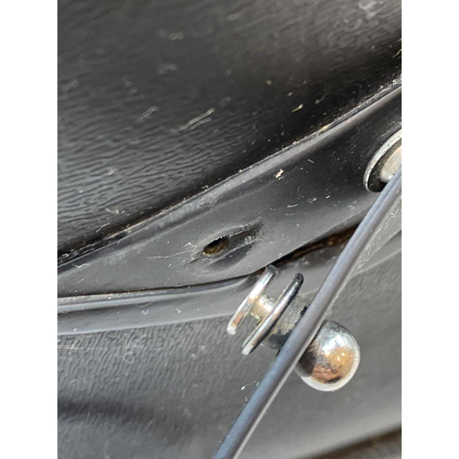 RAG & BONE Women's Black Rubber Moto Pull-On Calf Rain Boot SZ 38(US8)