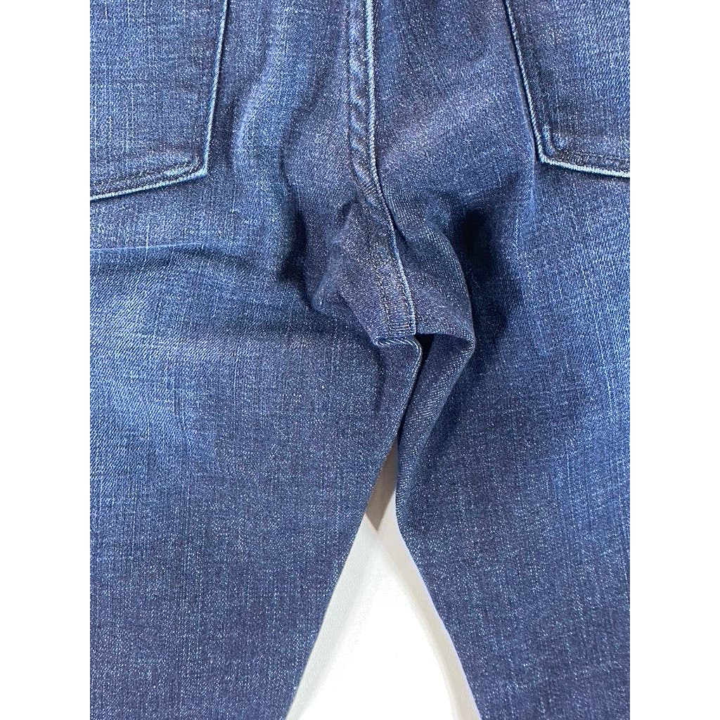 MOTT & BOW Men's Dark Blue Faded Skinny-Leg Crosby Denim Jeans SZ 31X32