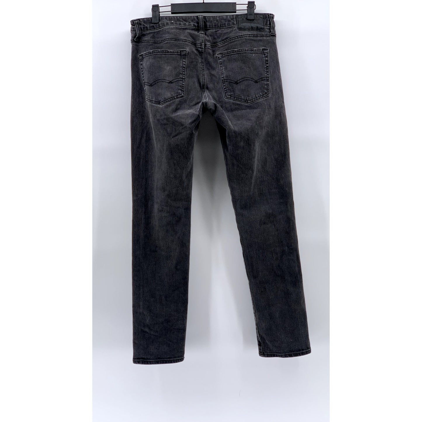 AMERICAN EAGLE OUTFITTERS Men's Black Extreme Flex 4 Slim-Fit Jeans SZ 31X32