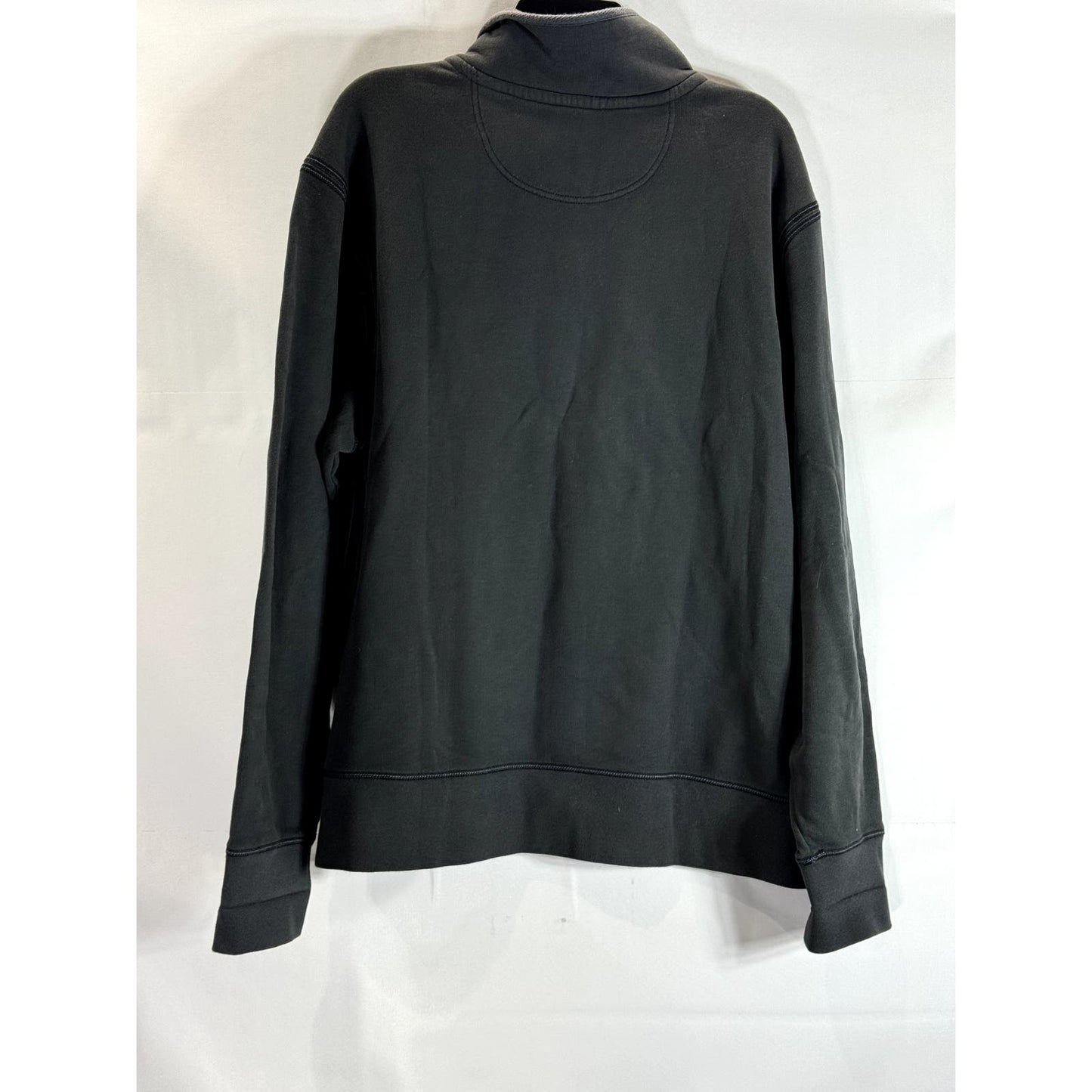 TOMMY BAHAMA Women's Black Henley Pullover Thumbhole Sweater SZ XL