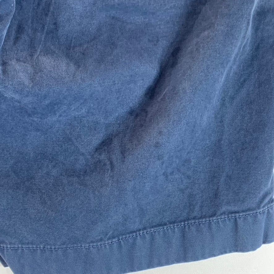 BROOKS BROTHERS Men's Blue Cotton Stretch Bermuda Shorts SZ 33