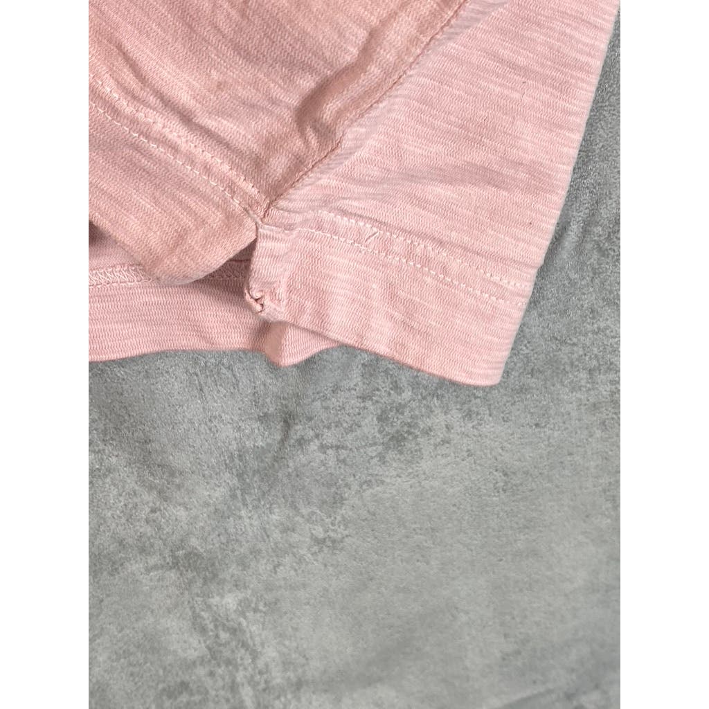 TOMMY HILFIGER Men's Pink Slim-Fit Short Sleeve Polo Shirt SZ M