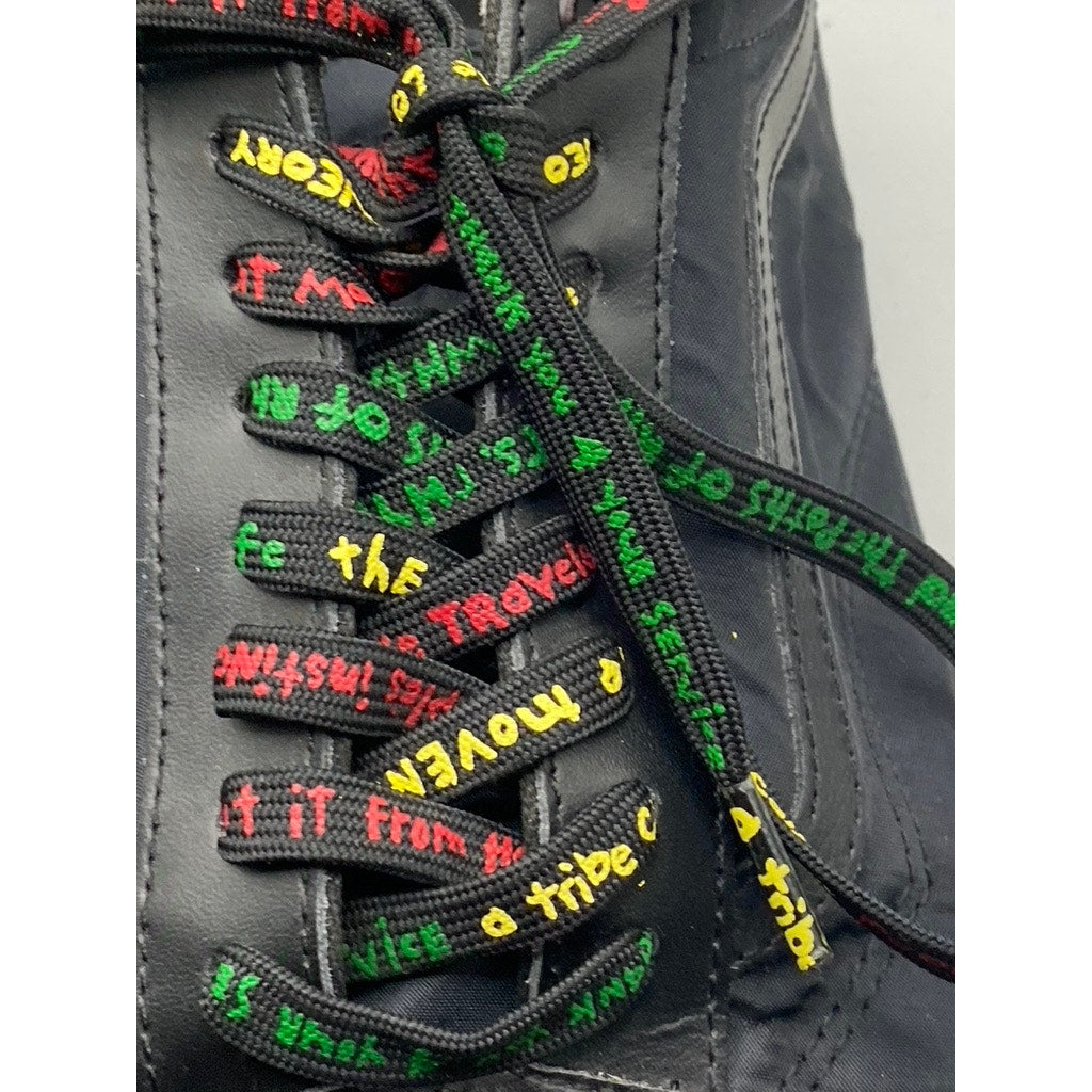 VANS Men’s Black A Tribe Called Quest Logo Lace-Up Sneakers SZ 13