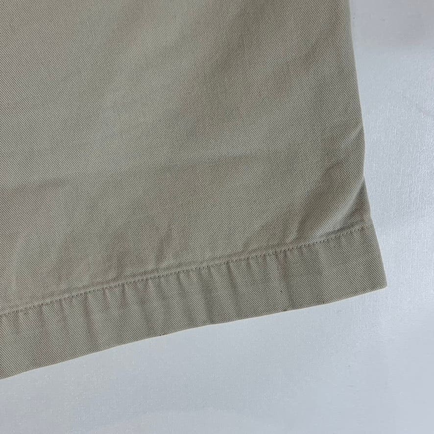 BANANA REPUBLIC Men's Tan Vintage Pleated Front Classic Fit Chino Shorts SZ 33