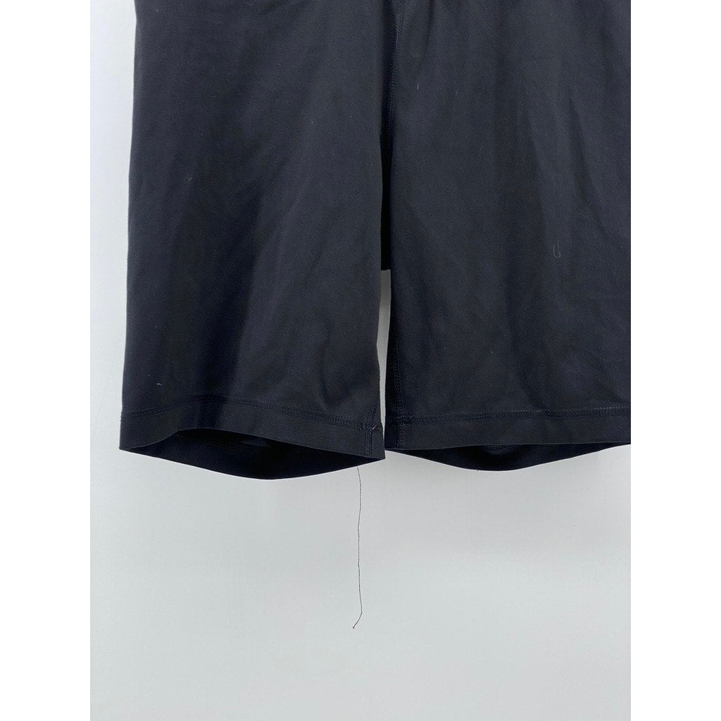 YOGALICIOUS LUX Women's Black Solid Everyday Casual Biker Shorts SZ S