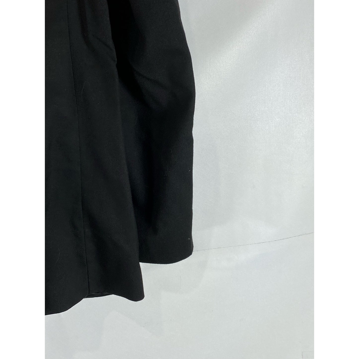 TIFFANY & CO Wardrobe Men's Solid Black Two-Button Blazer SZ 42R