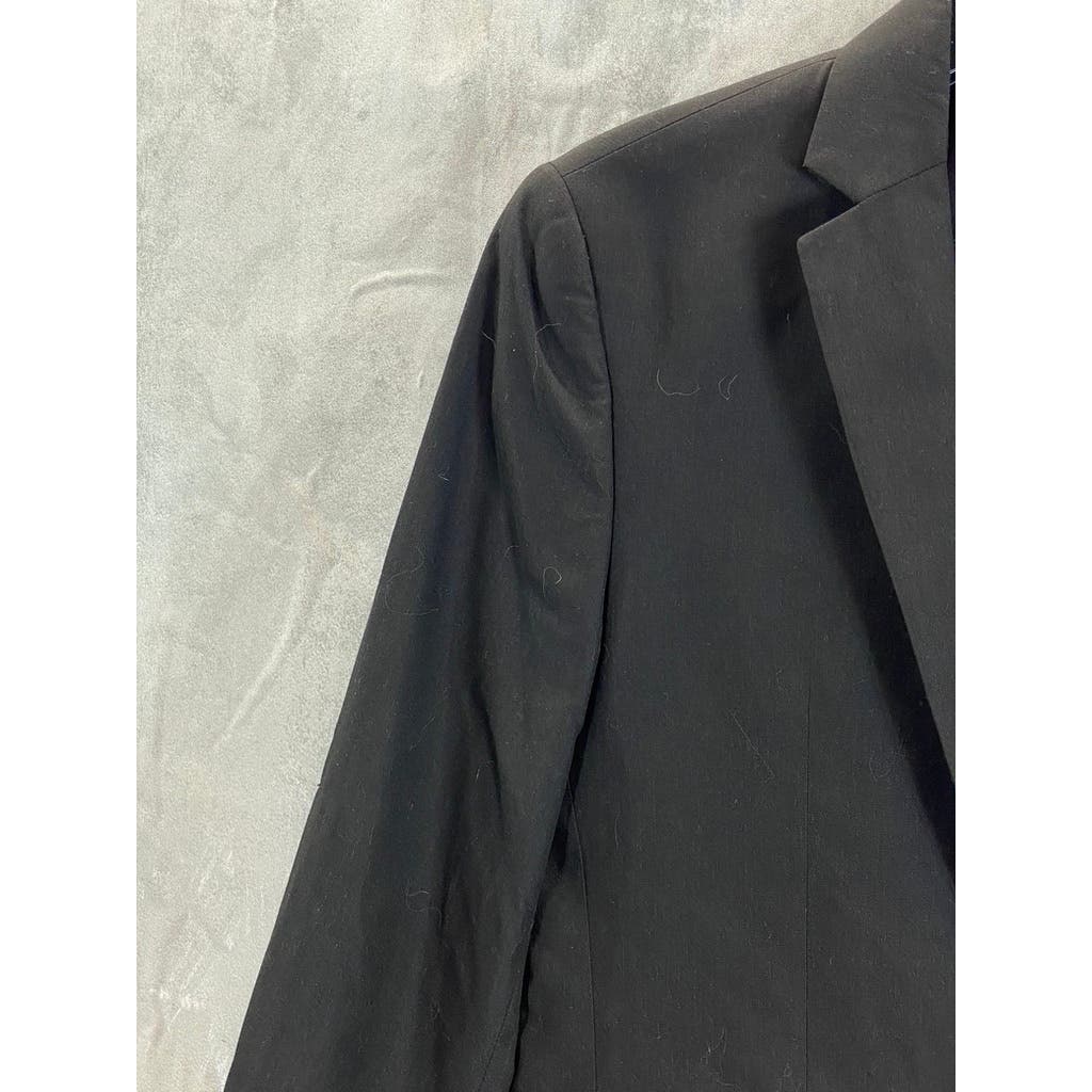 ASOS Men's Black Solid Single-Button Blazer SZ 34