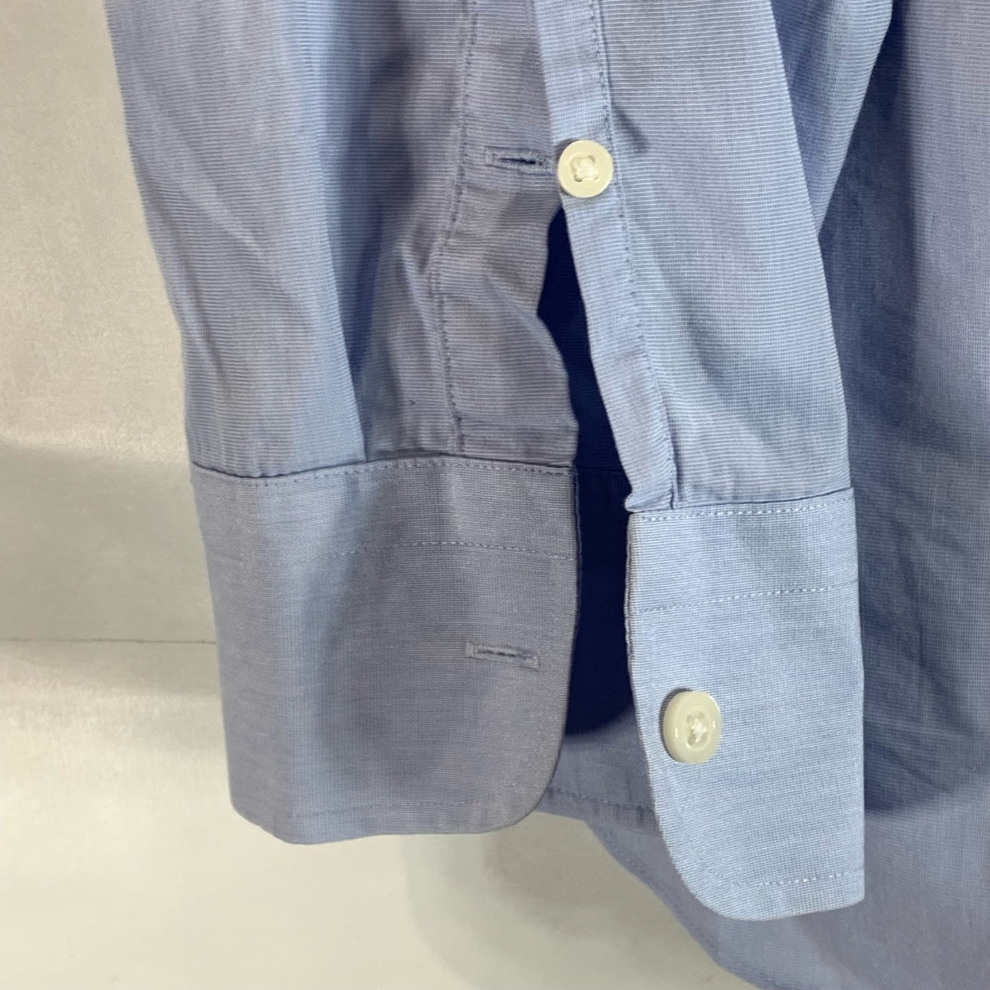 J.CREW FACTORY Men's Classic Blue Slim Performance Button-Up Dress Shirt SZ XL