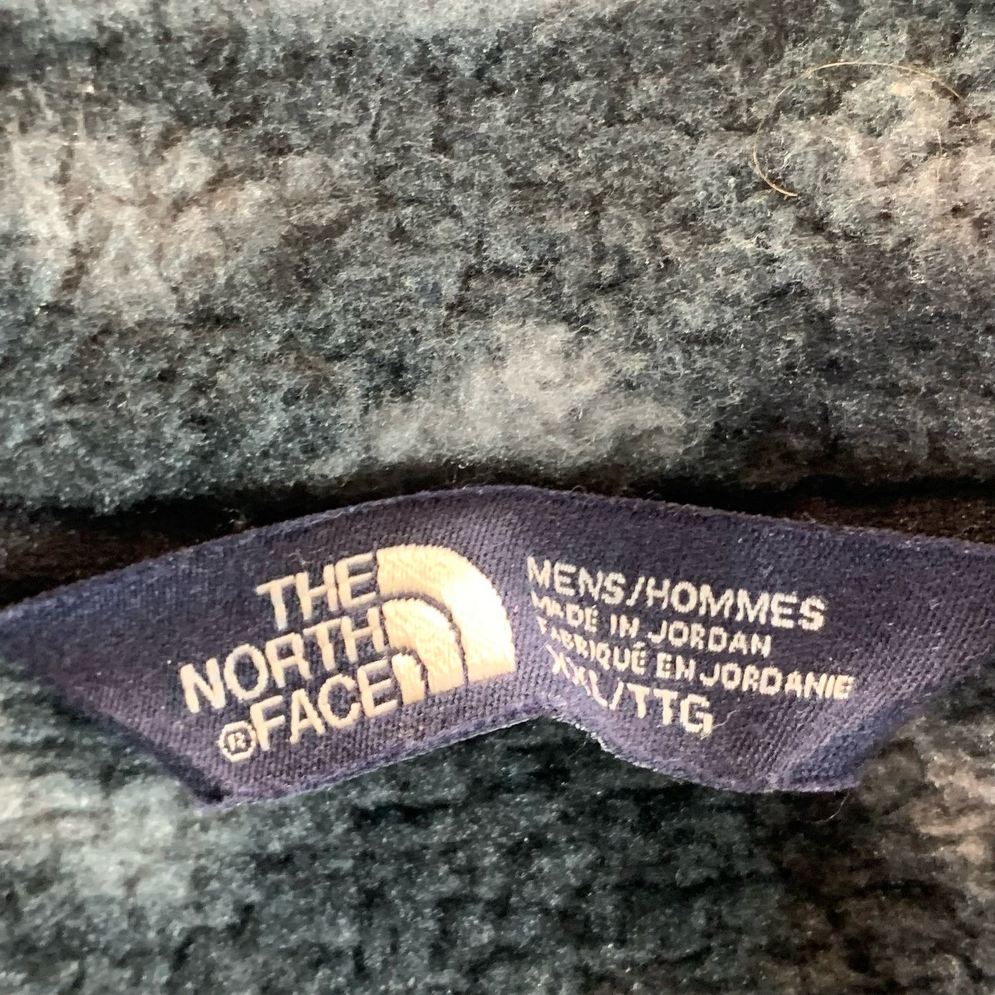 THE NORTH FACE Men's Black/Gray Novelty Gordon Lyon Quarter-Zip Sweater SZ 2XL