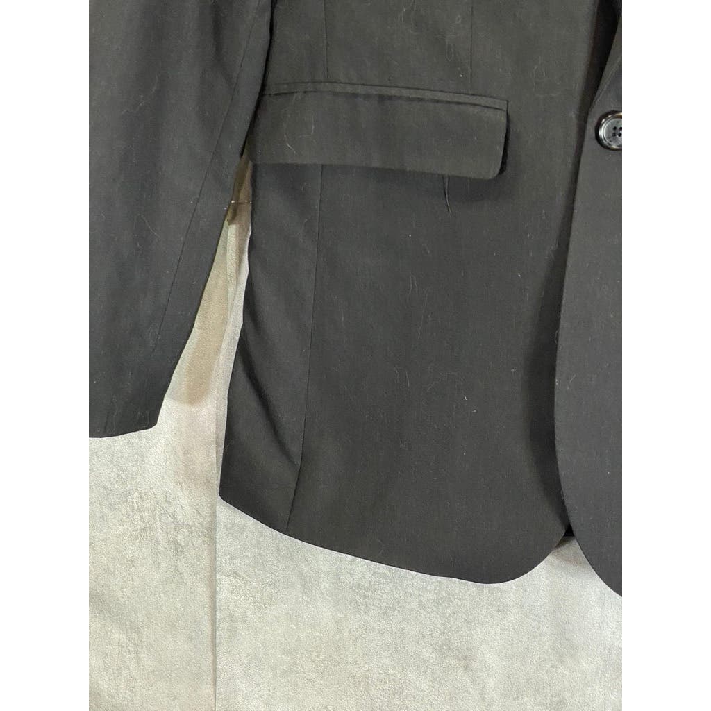 ASOS Men's Black Solid Single-Button Blazer SZ 34