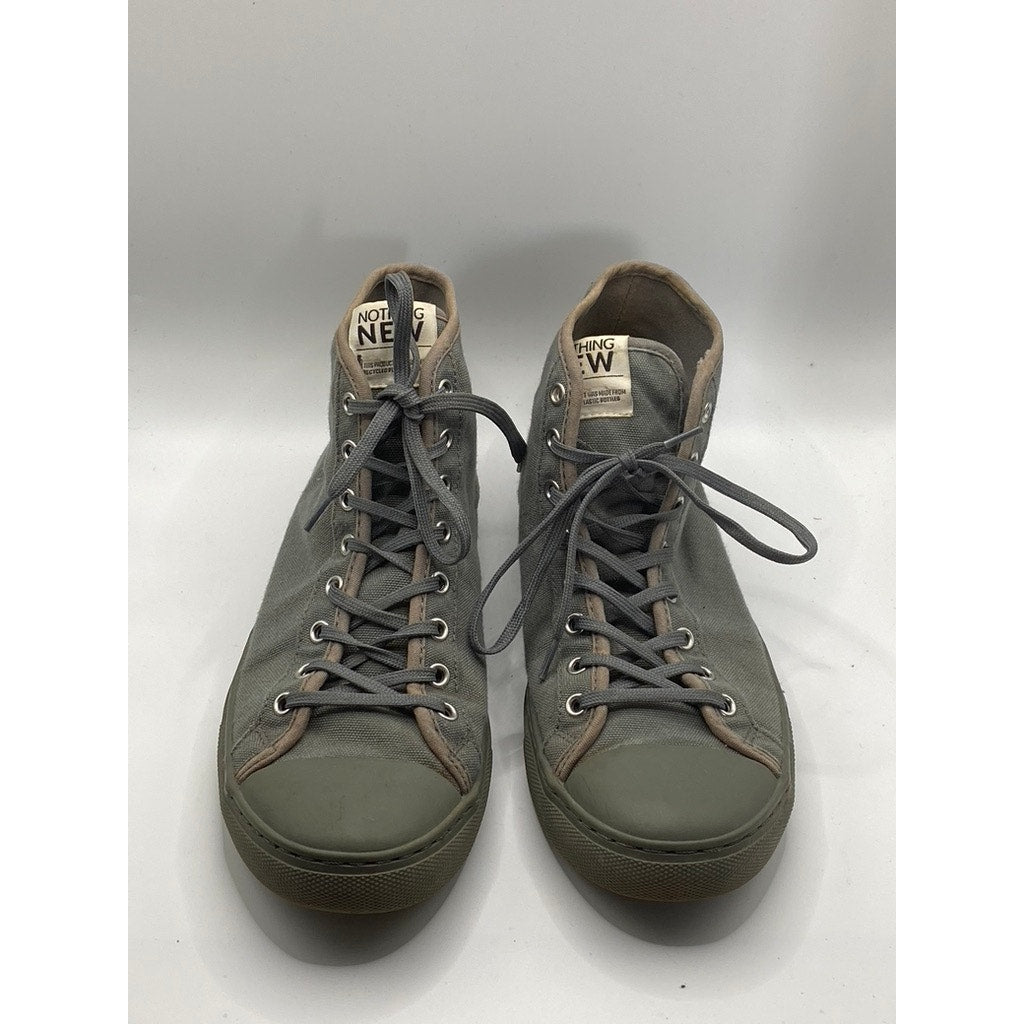 NOTHING NEW Women's Forest Green Classic High-Top Round-Toe Lace-Up Sneakers SZ8
