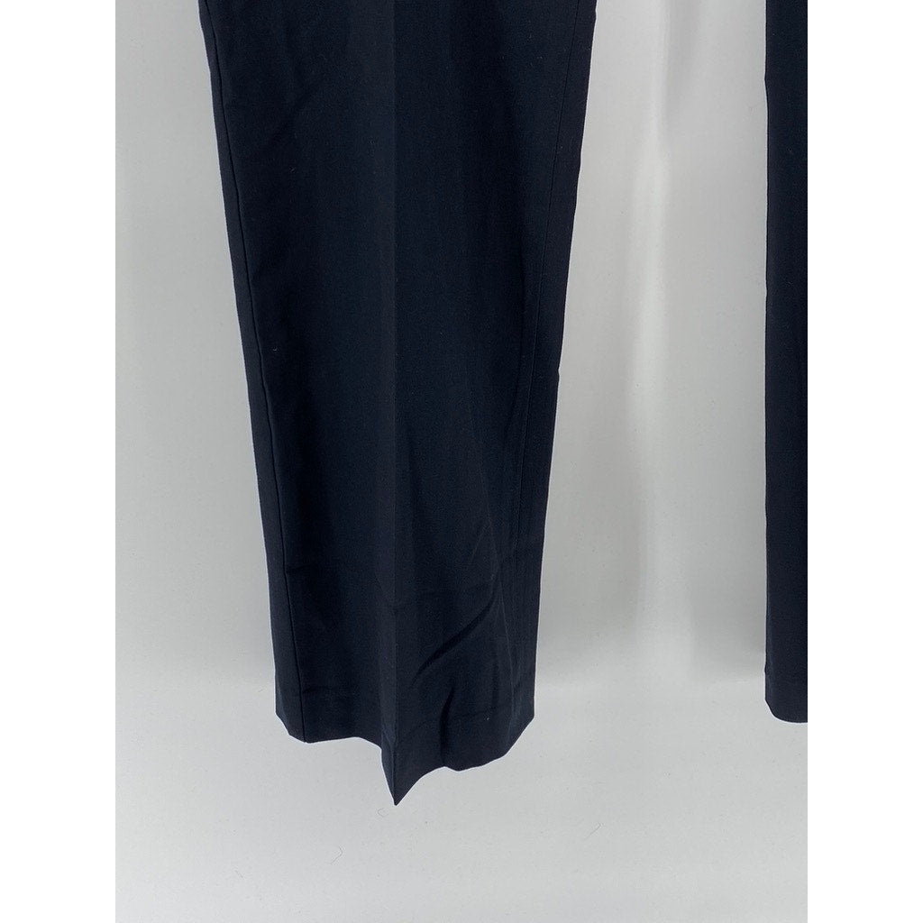 ANN TAYLOR Women's Navy Blue Solid The Eva Classic-Fit Ankle Pants SZ 0