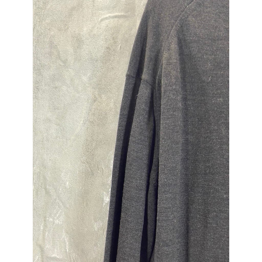 GIORGIOLINI Men's Charcoal Wool V-Neck Pullover Sweater SZ XL