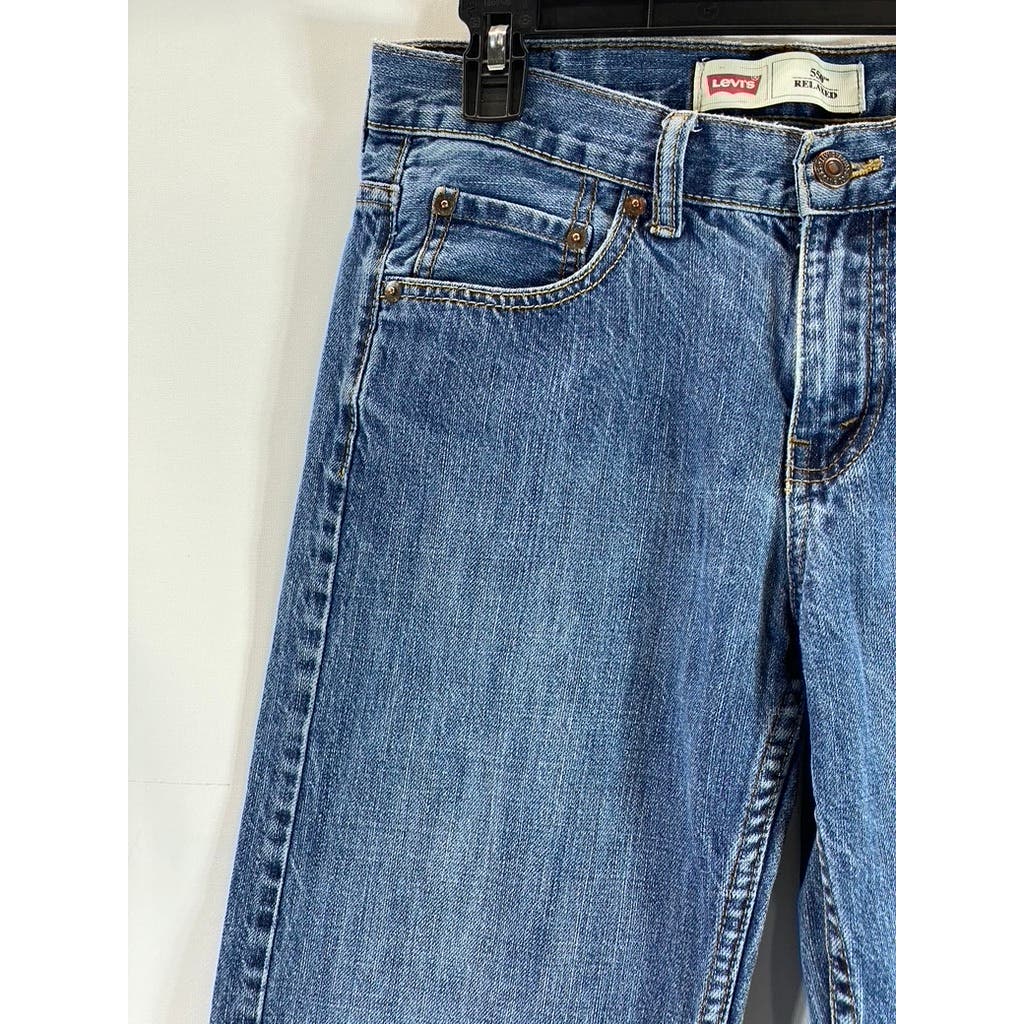 LEVI'S Men's Medium Wash Faded 550 Relaxed Fit Denim Jeans SZ 28X28