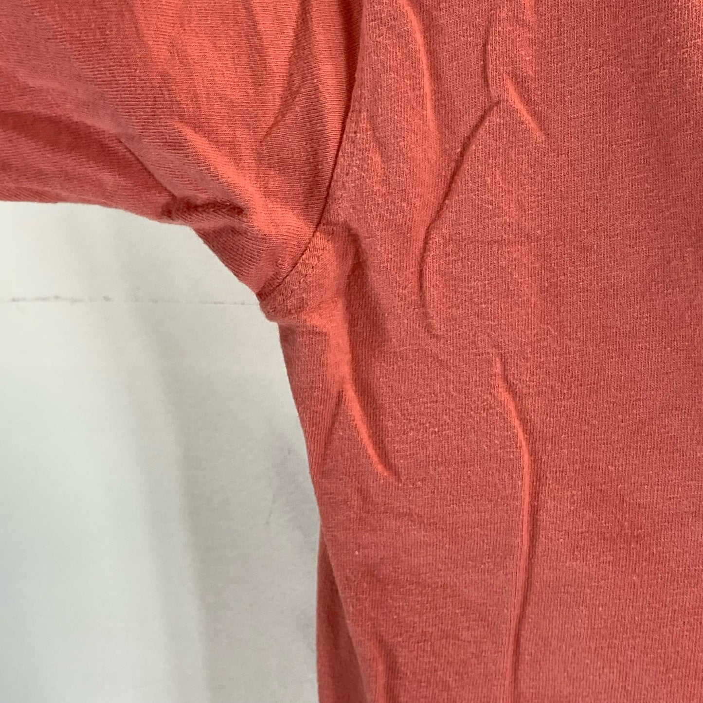 CHAMPION Men's Orange Big C Script Logo Crewneck Short Sleeve T-Shirt SZ M