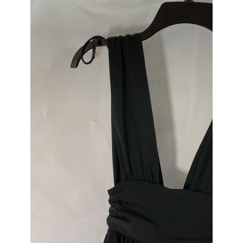 WHITE FOX Women's Solid Black My Pleasure Sleeveless Mini Dress SZ XS